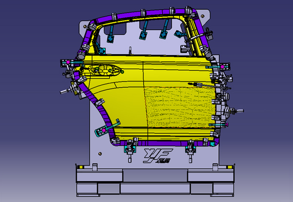 四门两盖包边检具